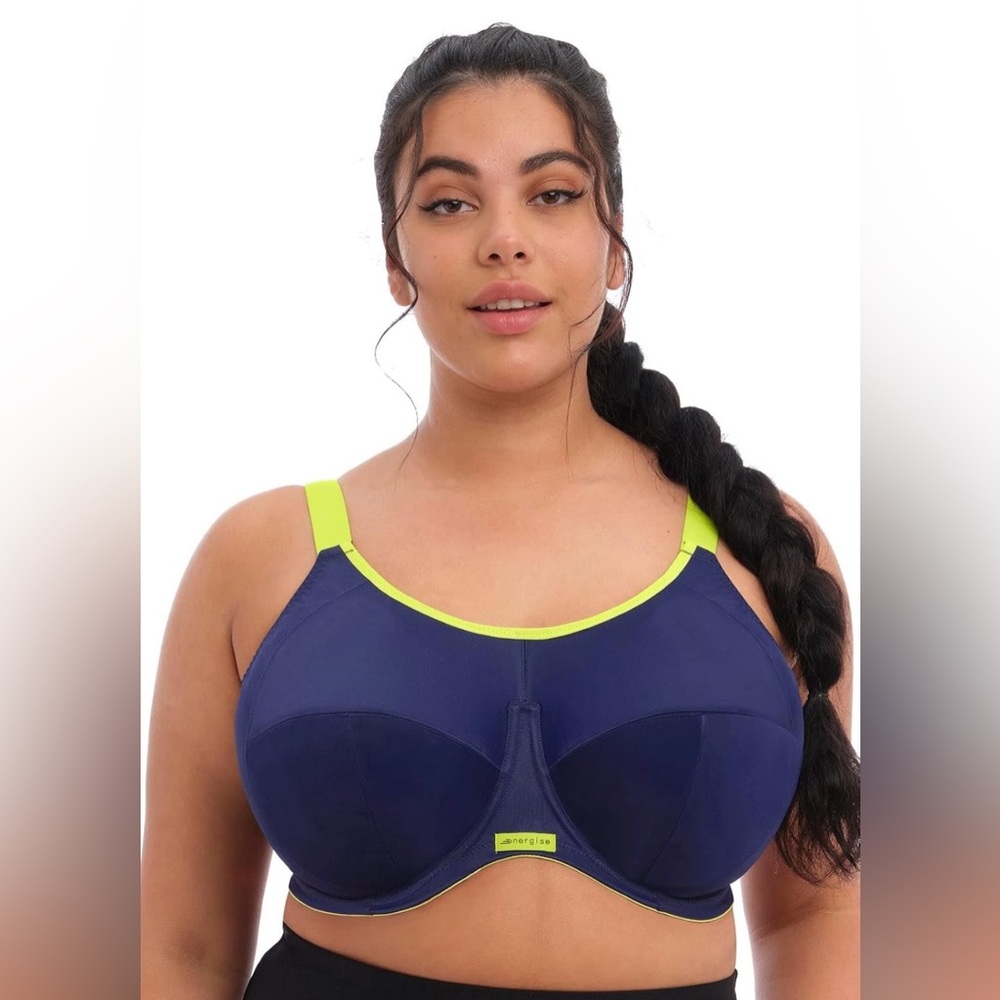 **Elomi** Energise Underwire Sports Bra with J Hook EL8041 38G